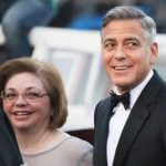 George Clooney with his sister Adelia