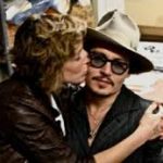 Johnny Depp with his girlfriend Kiley Evans