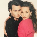 Johnny Depp with his girlfriend Tatjana Patitz