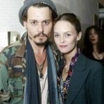 Johnny Depp with his girlfriend Vanessa Paradis