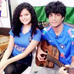 Palak Muchhal with her brother