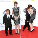 Peter Dinklage with his wife. Cute