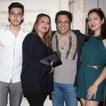 Govinda with his wife and children