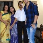 Abhishek Singh Pathania with his family