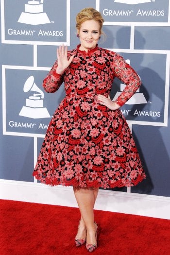 Adele on the The Grammys