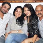 Anushka Sharma with her family