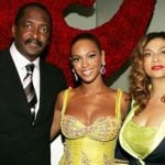 Beyonce-Knowles with her parents
