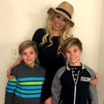 Britney with her sons
