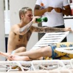 Justin Bieber Drinking Beer