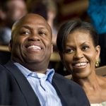 Michelle Obama with her brother Craig Robinson