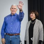 Mike Pence with his wife Karen Pence