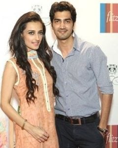 Momal Sheikh with her brother