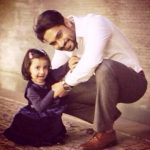 Salman Yusuff Khan with his daughter