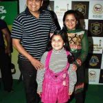 Saloni Daini with her parents