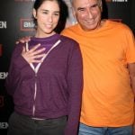 Sarah Silverman with her father