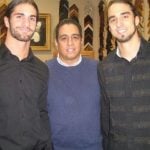 Seth Rollins with father and brother