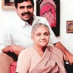 Sheila Dikshit with her husband