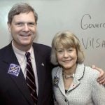 Tom Vilsack with his wife