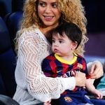 shakira with her son