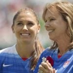 Alex Morgan With Her Mother