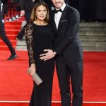 Gareth with pregnant wife Emma