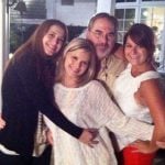 Kate Bolduan (center) with her father & 2 sisters