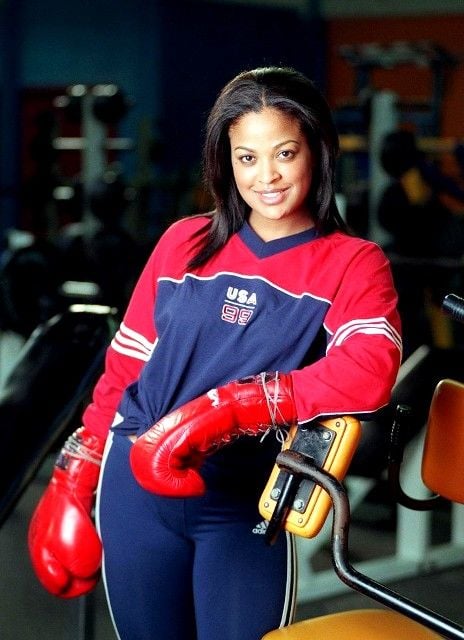 Laila Ali Glossy 8 x 10 inch Color Boxing Fight Photograph 