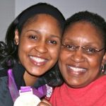 Maya Moore with Mother
