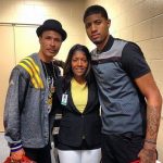 Paul George with Parents