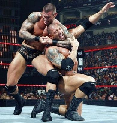 Randy Orton wrestling