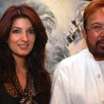 Twinkle Khanna with her father Rajesh Khanna