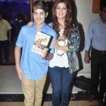 Twinkle Khanna with her son