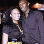 Usain Bolt with his Ex-girlfriend Mizicann Evans