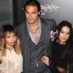 Jason Momoa with with his wife and step-daughter Lola Iolani Momoa