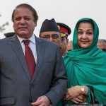 Nawaz Sharif with his Wife