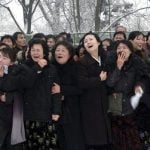 North Korean weeping on kim Jong ill death