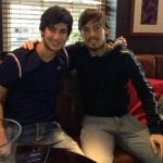 Silva with his brother Nando