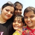 Swasti Nitya with her family