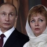 Vladimir Putin with ex wife Lyudmila