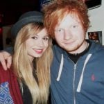 Ed Sheeran with his ex-girlfriend Nina Nesbitt