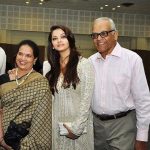 Aishwarya Rai with her parents