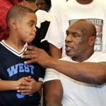 Mike Tyson with his son Amir