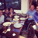 Dino Morea with parents and brothers