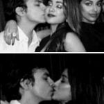 Jhanvi Kapoor kissing Akshat Rajan