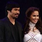 Manny Pacquiao with his Wife