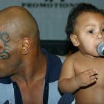 Mike Tyson with his son Morocco 