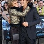 Orlando Bloom with his Mother