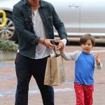 Orlando with his son Flynn Christopher Bloom