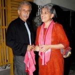 Rachna Pathak with her Husband Naseerudeen Shah