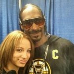Sasha Banks with cousin Snoop Dogg